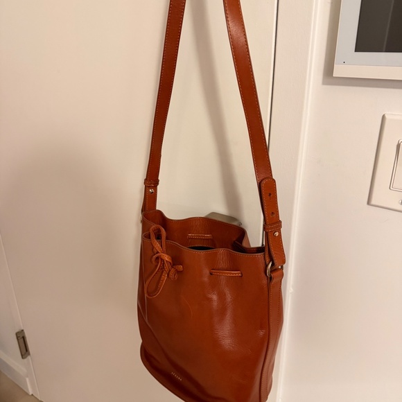 SEZANE Cognac Farrow Bag - Picture 2 of 5